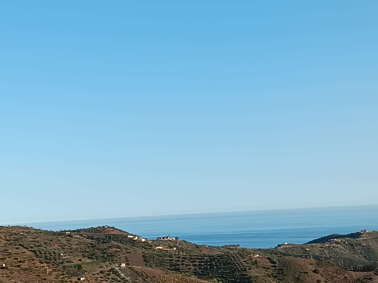 plot in moclinejo with sea views