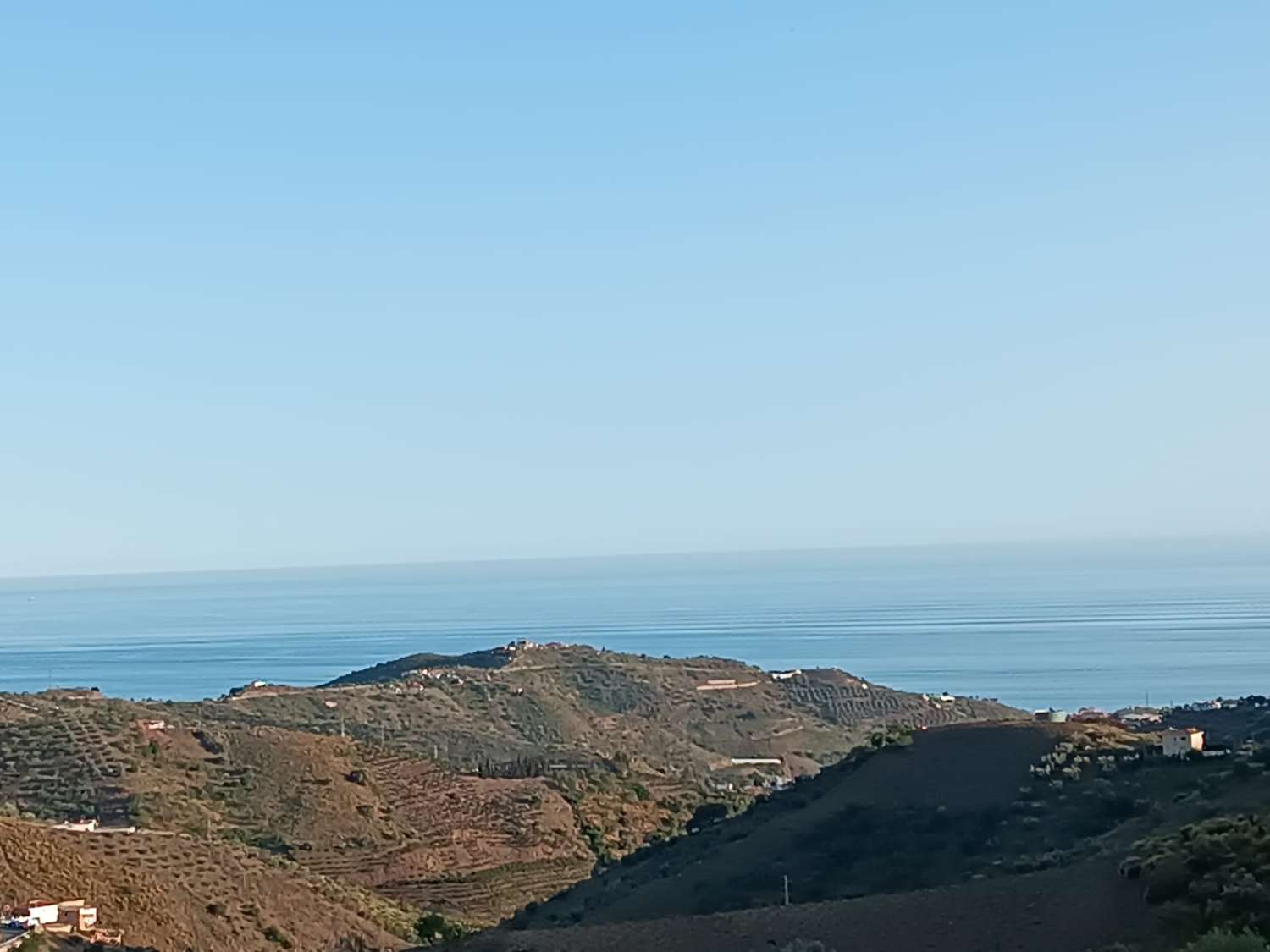 plot in moclinejo with sea views