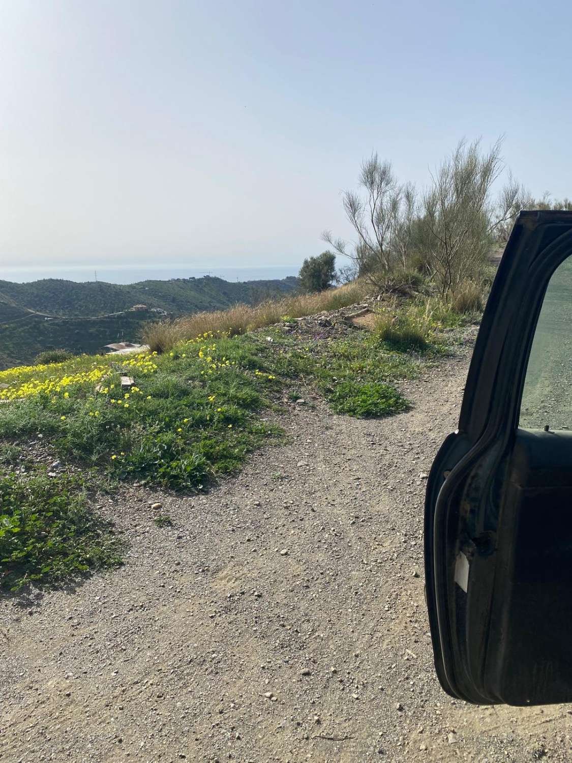 terrain à moclinejo avec vue sur la mer
