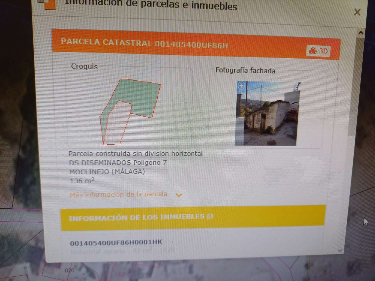 solar y parcela en moclinejo(los palmas)