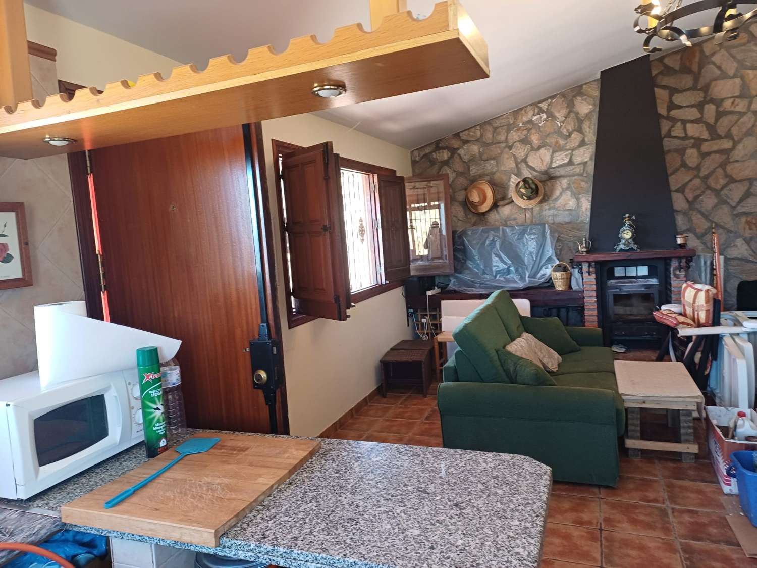 Casa de campo en macharaviaya con vistas al mar