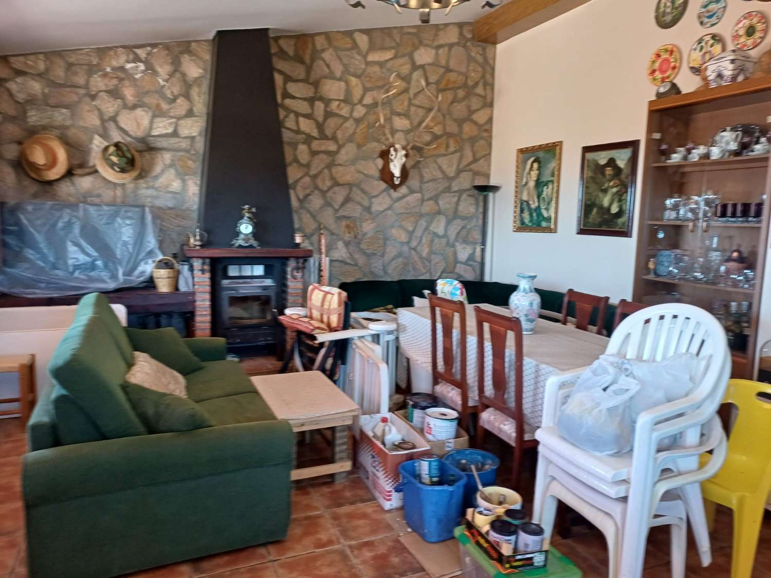 Casa de campo en macharaviaya con vistas al mar