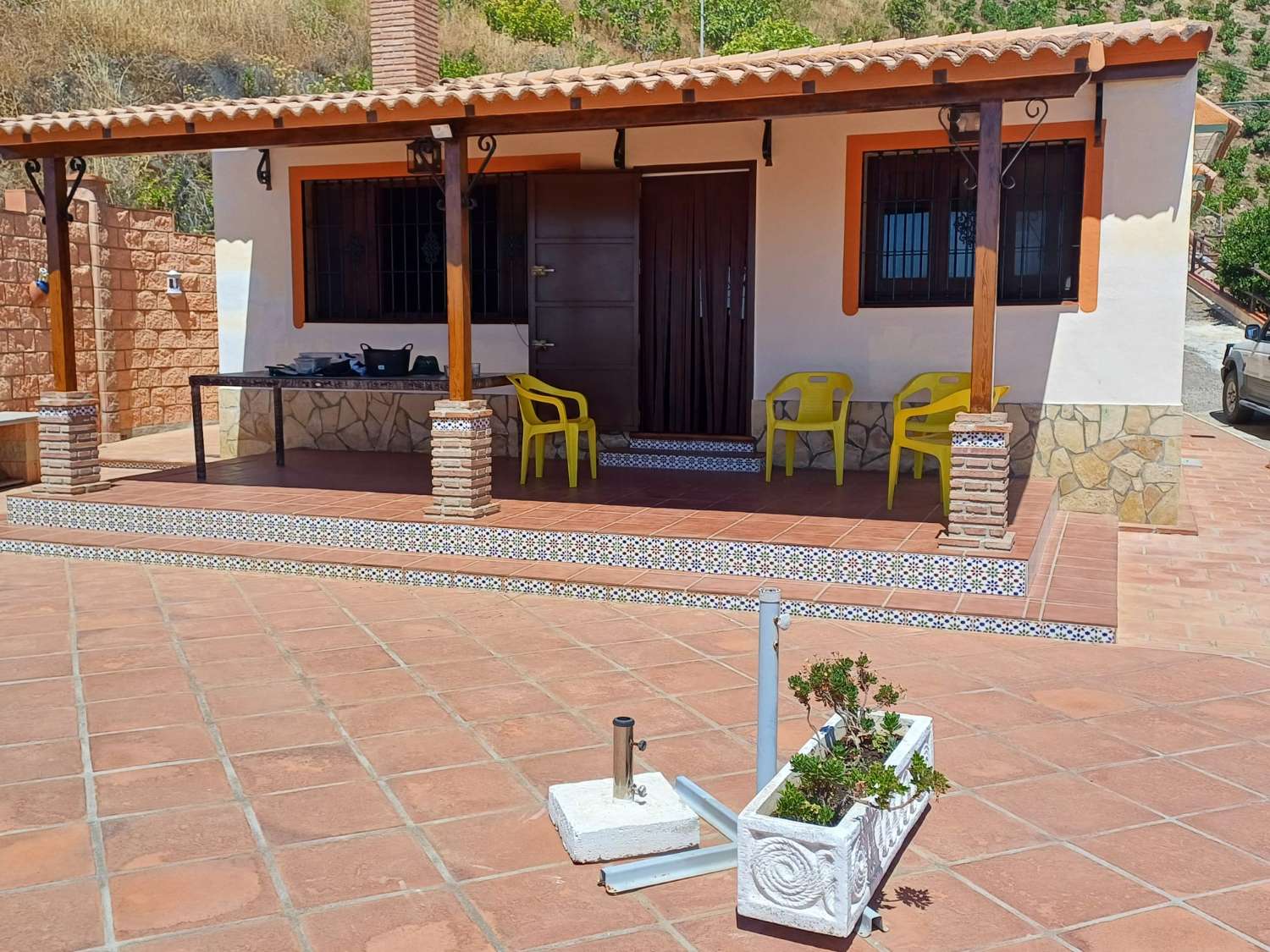 Casa de campo en macharaviaya con vistas al mar