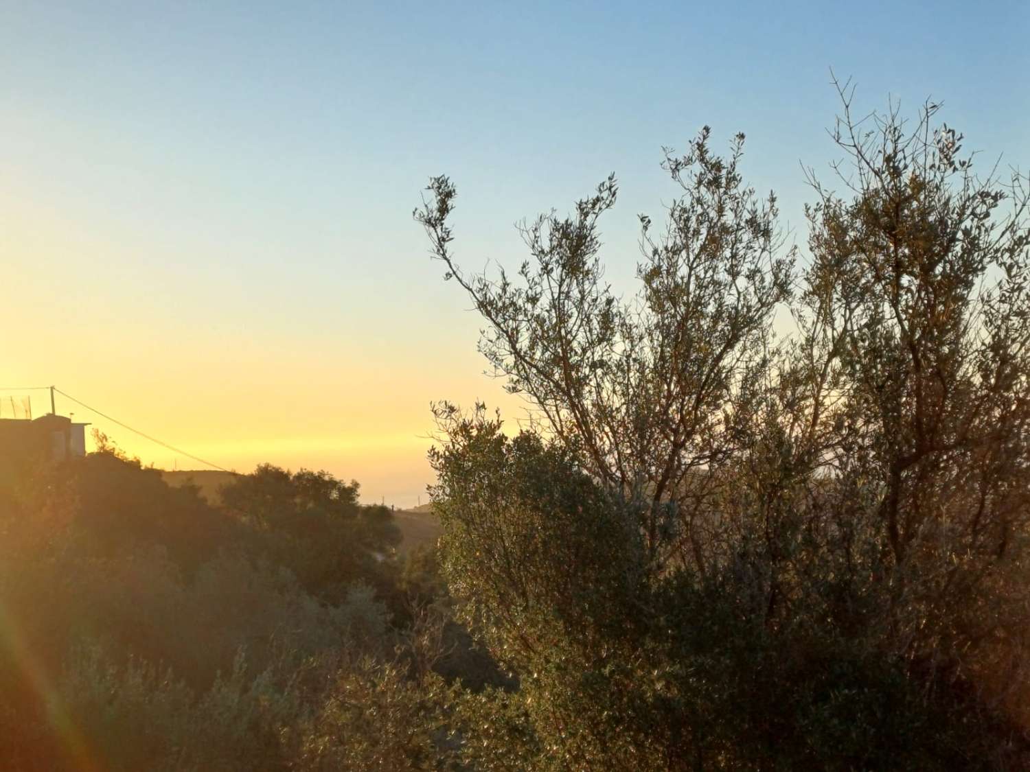 Terrain constructible à Moclinejo avec vue sur mer