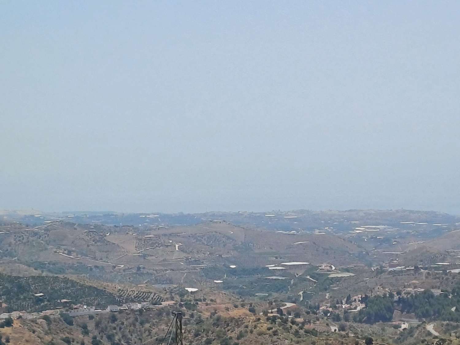 Solar en vallejos(macharaviaya) con vistas al mar