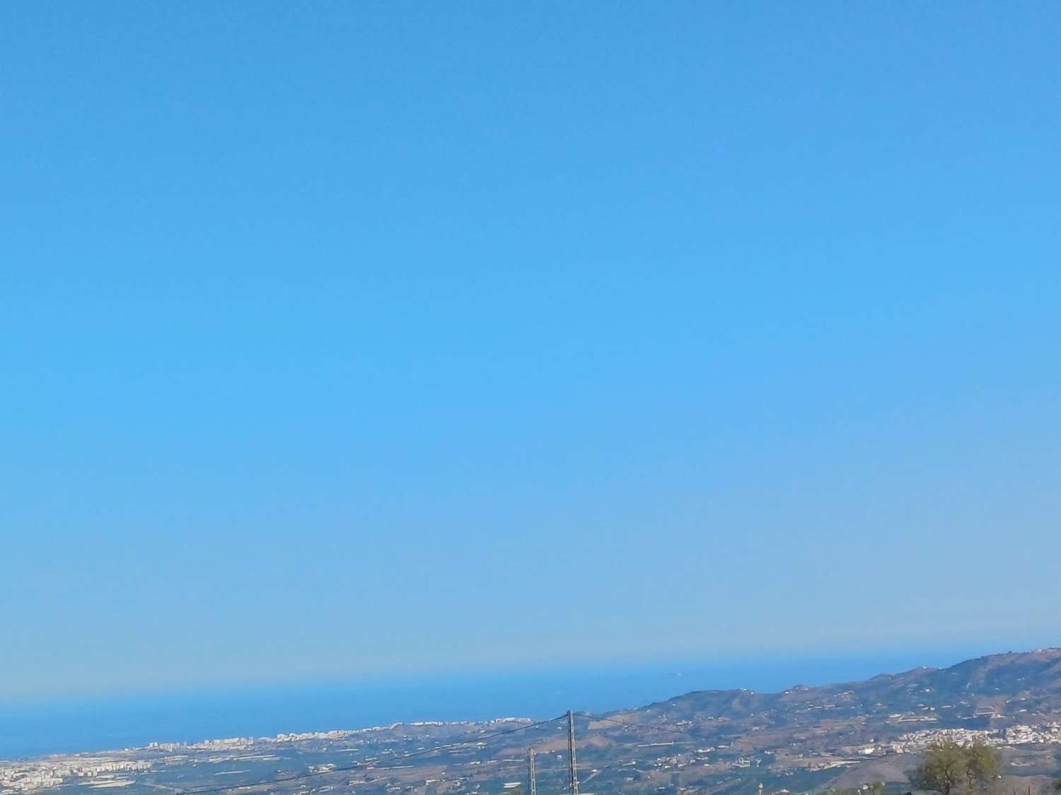 Terrain à La Viñuela avec vue sur le réservoir