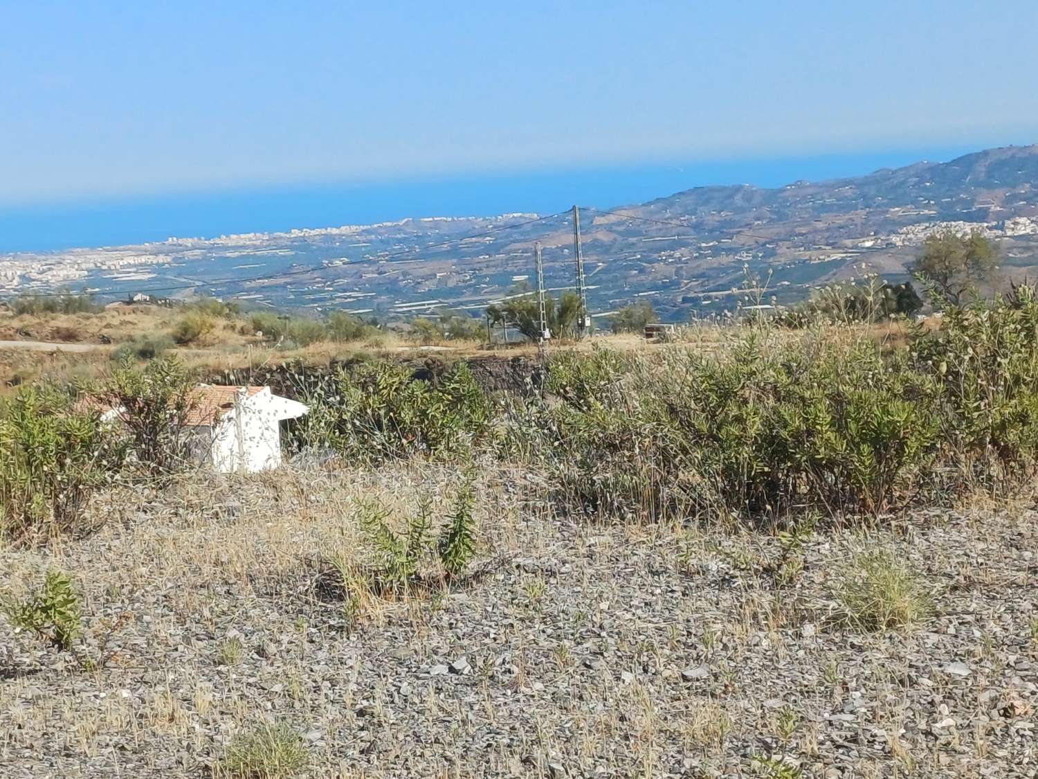 Terrain à La Viñuela avec vue sur le réservoir