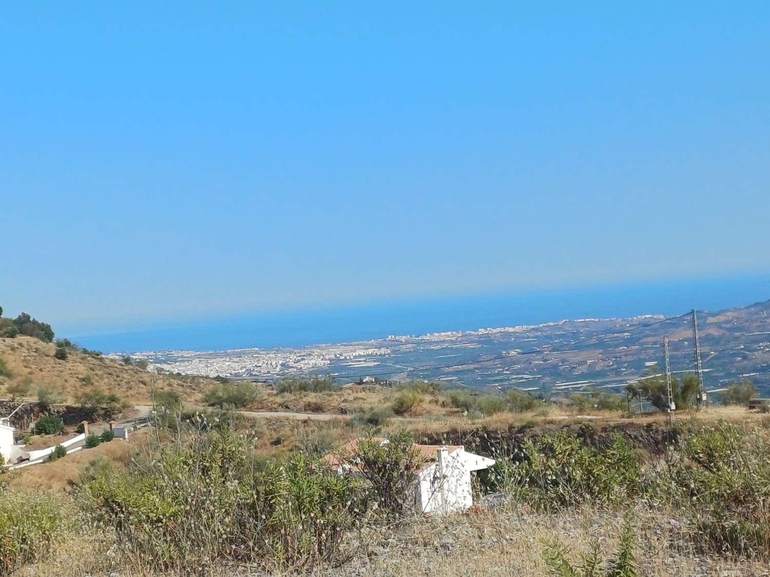 Terrain à La Viñuela avec vue sur le réservoir